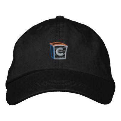 Childrens Block C Embroidered Hat by ZazzleEmbroidery