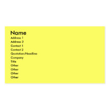 Childrens Business Profile Seating Card Business Card Template