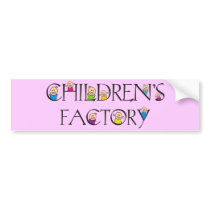 Children's Factory Bumper Sticker
