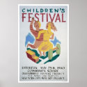 Childrens Festival NYC 1940 WPA posters
