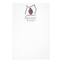 Children's ladybug Stationary personalized Stationery