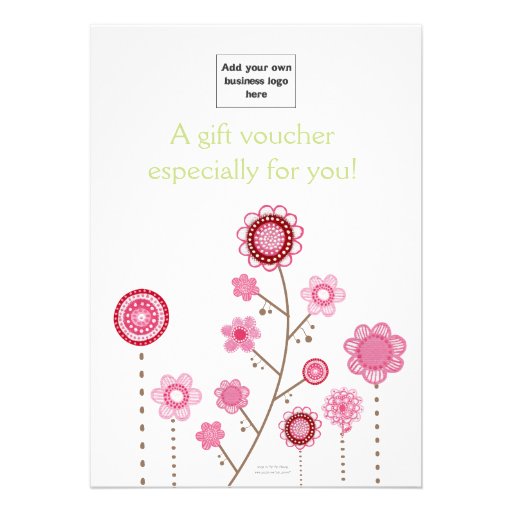 Childrens Store Gift Voucher Certificate Announcement