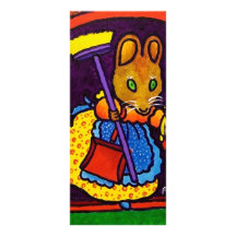 Children's stoty Time by Piliero Rack Card Template