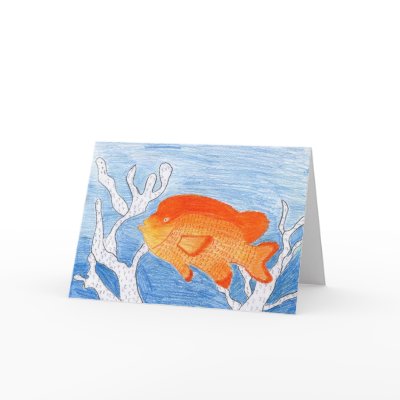 Children's Winning Artwork: garibaldi Greeting Card by pwuebker