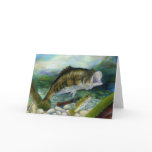 Children's Winning Artwork: largemouth bass Card