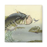 Children's Winning Artwork: largemouth bass Magnet