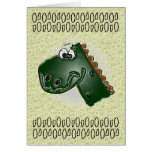 Childs 4TH Birthday 3D Dinosaur Greeting Card