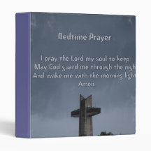Child's Bedtime Prayer Binder