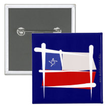 Chile Brush Flag Buttons