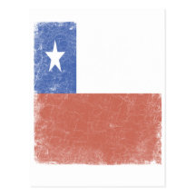 Chile Flag Postcards