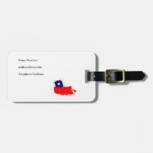 Chile Luggage Tag