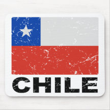 Chile Vintage Flag Mouse Pads