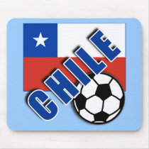 CHILE World Soccer Fan Tshirts Mouse Pads