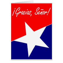 Chilean Miners Gracias, Señor! Greeting Cards