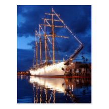 Chilean Tall Ship Esmeralda Postcards