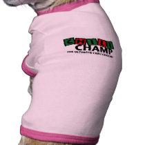 Chili Champ Logo Dog Shirt