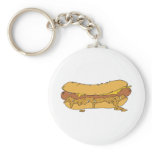 chili cheese hot dog keychains