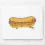 chili cheese hot dog mouse pad