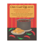 Chili Cook Off Announcment Flyer