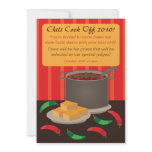 Chili Cook Off Invitation Announcement