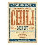 Chili Cook Off Invitations