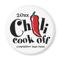 Chili Cook Off Refrigerator Magnet