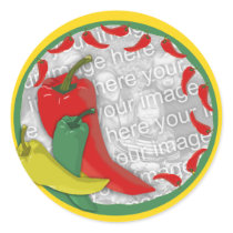 Chili Pepper Group Circle Frame2