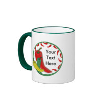 Chili Pepper Group Circle Frame3 Coffee Mugs
