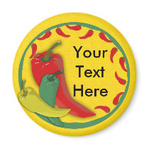 Chili Pepper Group Circle Frame
