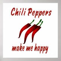 Chili Pepper Happiness Print