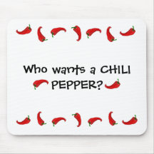 chili pepper mouse pad
