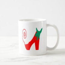 chili pepper shoe mug