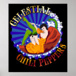 Chili Pepper Vector Art Poster $24.95