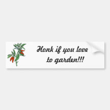 Chili Peppers Bumper Sticker
