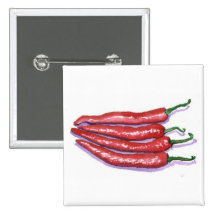 Chili Peppers Button