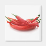 chili peppers fridge magnet
