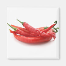 chili peppers fridge magnet
