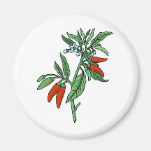 Chili Peppers Magnets