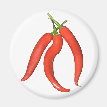 Chilies hot magnete