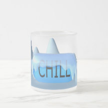 Chill Pill Parody Frosted Mug 01