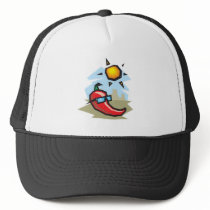 chillin chili pepper trucker hat