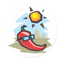chillin chili pepper sticker