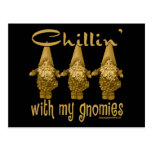 Chillin' with my Gnomies! Post Cards