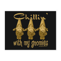 Chillin' with my Gnomies! Post Cards