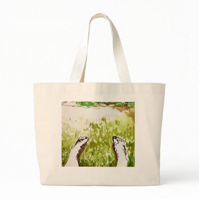 chilling in the garden bag by isabellelucymasters