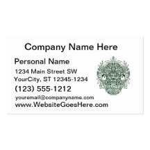 chimaera affected design green business card