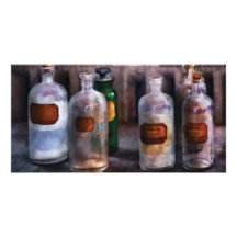Chimie - solutions saturées photocarte personnalisée