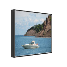 Chimney Bluffs - Lake Ontario Wrapped Canvas Gallery Wrap Canvas