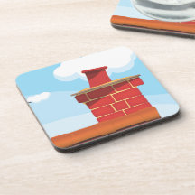 Chimney Pots Beverage Coasters