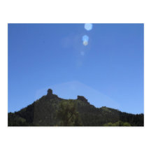Chimney Rock CO, with a flair! Post Card